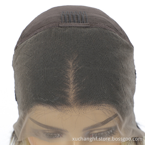 Peruvian Colored Blonde 1B/613 Bob Wigs Lace Front Straight 100% Human Hair 360 Hd Lace Frontal Bob Wig 10a 180 Density Bob Wig